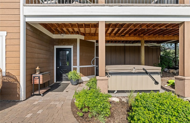 1683 Foxtail Dr, Kalispell, MT 59901 - view of patio with a hot tub