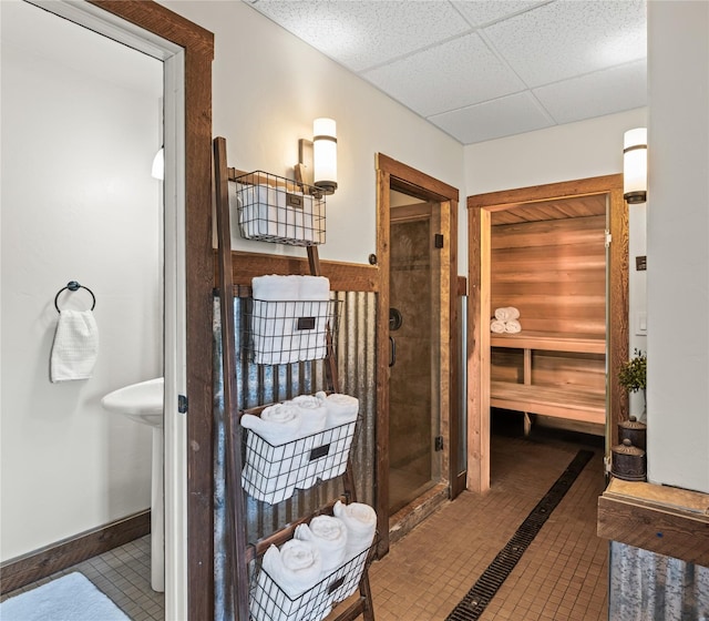 1683 Foxtail Dr, Kalispell, MT 59901 - sauna with tile patterned flooring