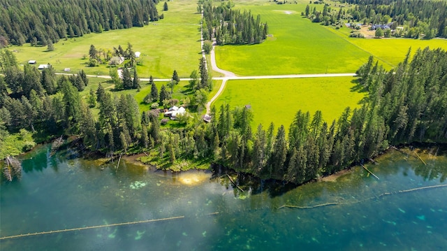 221 Kauffman Ln, Kalispell, MT 59901 - overview of rural landscape featuring a forest