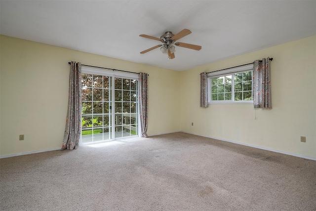 33958 Connolly Way, Polson, MT 59860 - carpeted spare room featuring ceiling fan and baseboards
