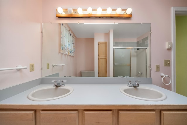 33958 Connolly Way, Polson, MT 59860 - full bathroom with a stall shower and double vanity