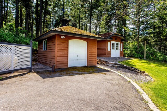 29137 Rocky Point Rd, Polson, MT 59860 - view of outbuilding with driveway