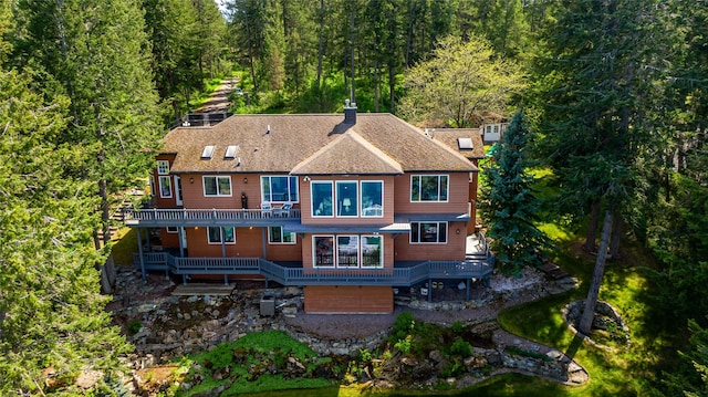 29137 Rocky Point Rd, Polson, MT 59860 - view from above of property featuring a forest