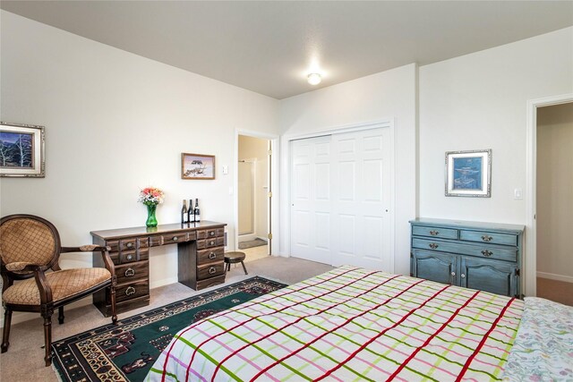 29137 Rocky Point Rd, Polson, MT 59860 - carpeted bedroom featuring a closet and baseboards
