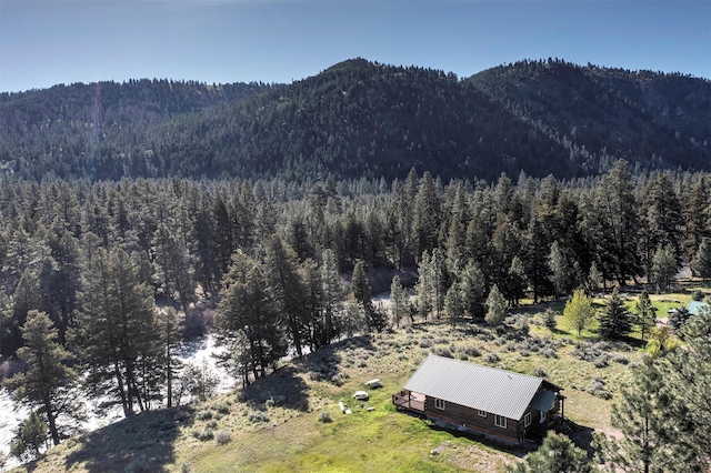 15530 S Sperry Grade Rd, Greenough, MT 59823 - view of mountain background featuring a heavily wooded area