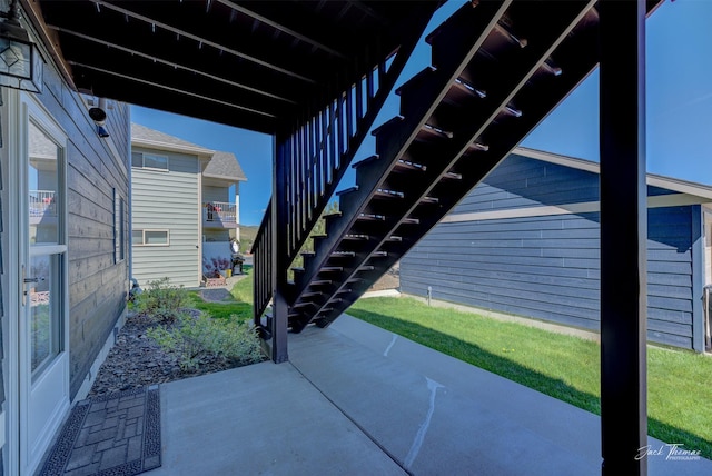 2724 Overlook Blvd, Helena, MT 59601 - view of patio / terrace featuring stairway