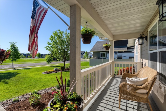 140 Ali Loop, Kalispell, MT 59901 - view of covered porch