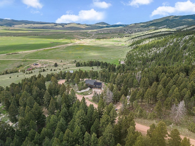 77 Rumsey Rd, Philipsburg, MT 59858 - bird's eye view of a mountainous background