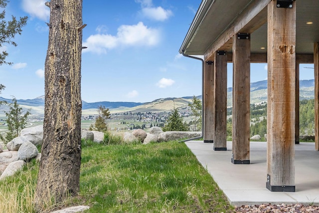 77 Rumsey Rd, Philipsburg, MT 59858 - view of yard featuring a mountain view