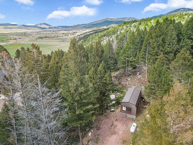 77 Rumsey Rd, Philipsburg, MT 59858 - view of mountain backdrop with a forest
