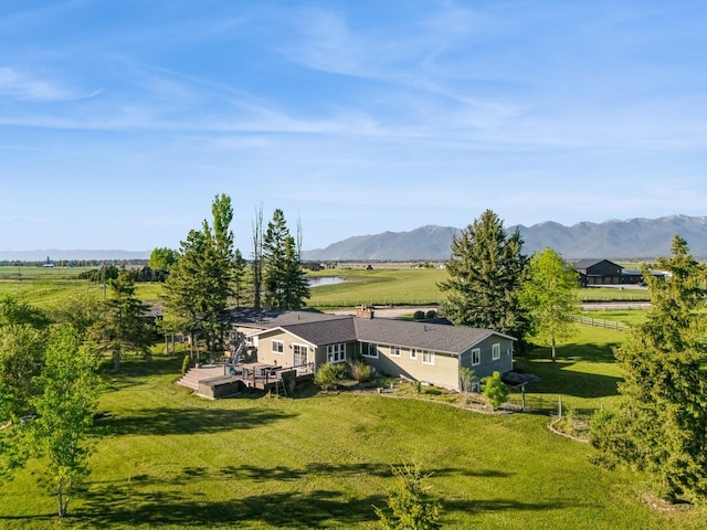 515 Manning Rd, Kalispell, MT 59901 - overview of rural landscape with mountains