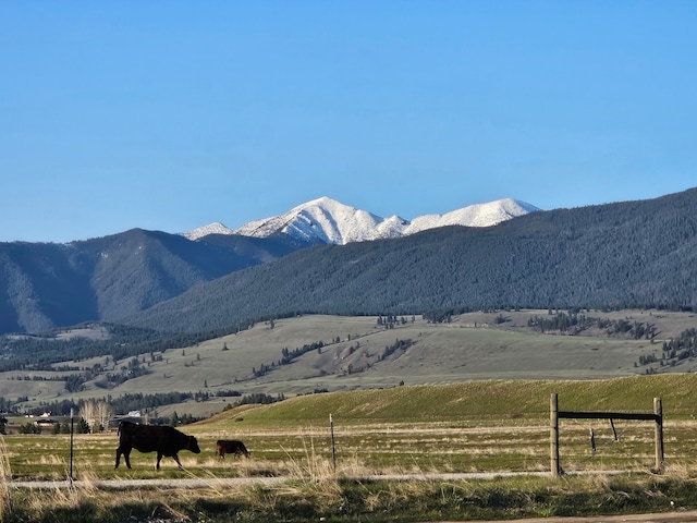 2571 Airport Rd, Eureka, MT 59917 - mountain view with rural landscape and a pastoral area