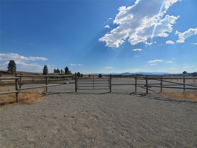 2571 Airport Rd, Eureka, MT 59917 - view of yard with a rural view