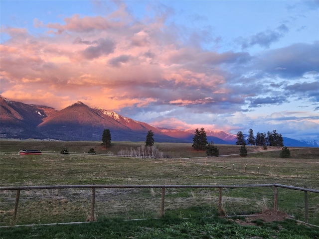 2571 Airport Rd, Eureka, MT 59917 - mountain view featuring rural landscape