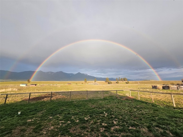 2571 Airport Rd, Eureka, MT 59917 - view of yard with a view of rural / pastoral area and a mountain view