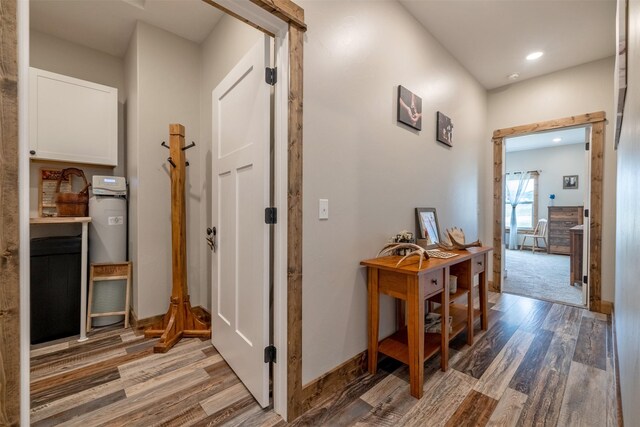 2320 Kenai Rd, Helena, MT 59602 - corridor featuring wood finished floors, recessed lighting, and baseboards