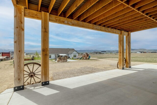 2320 Kenai Rd, Helena, MT 59602 - view of patio / terrace featuring a mountain view