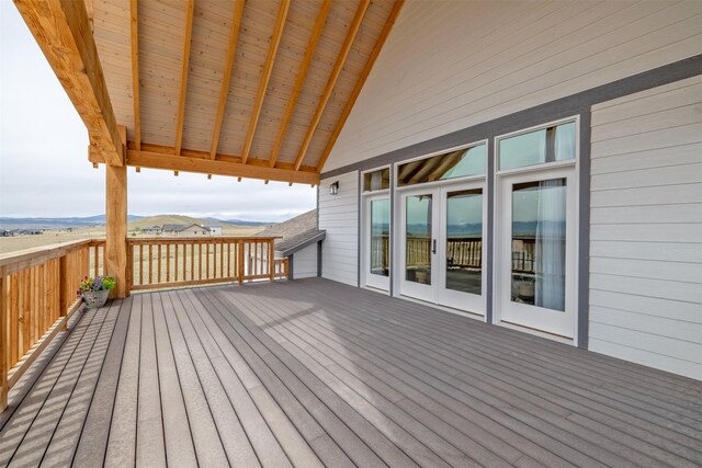 2320 Kenai Rd, Helena, MT 59602 - view of wooden deck