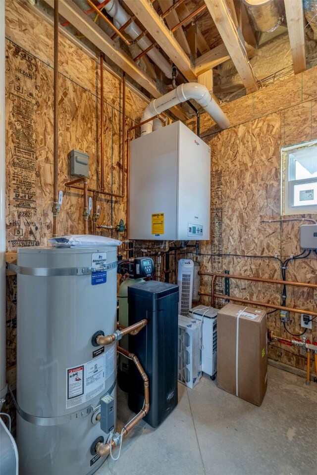 2320 Kenai Rd, Helena, MT 59602 - utility room with tankless water heater