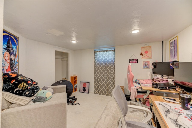 1202 Walnut St, Helena, MT 59601 - home office featuring carpet floors