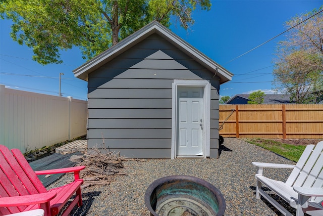1202 Walnut St, Helena, MT 59601 - view of shed featuring a fenced backyard