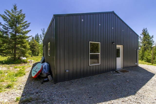 111 Lupfer Loop Rd, Olney, MT 59927 - rear view of house featuring an outbuilding