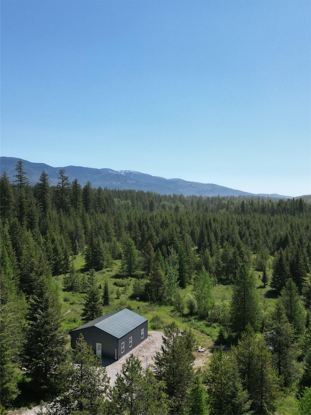 111 Lupfer Loop Rd, Olney, MT 59927 - view of mountain backdrop featuring a forest