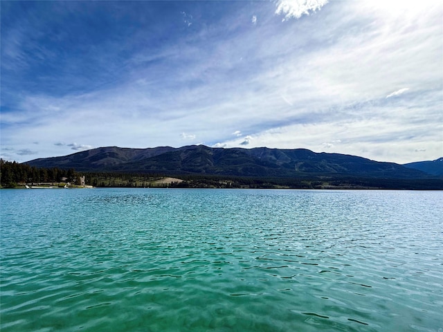 285 Metzner Dr, Trego, MT 59934 - water view featuring mountains