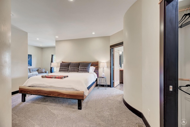 162 Jackson Creek Rd, Montana City, MT 59634 - carpeted bedroom with baseboards and recessed lighting