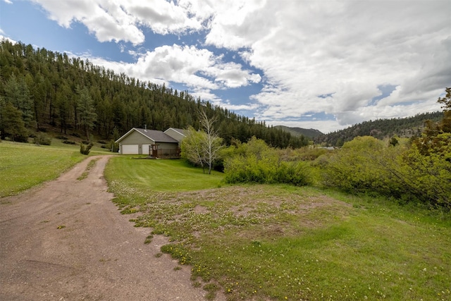 7551 York Rd, Helena, MT 59602 - view of dirt / gravel road featuring a forest view
