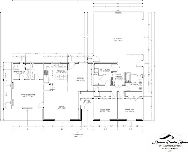 3883 Lovegrass Ln, Helena, MT 59602 - home floor plan