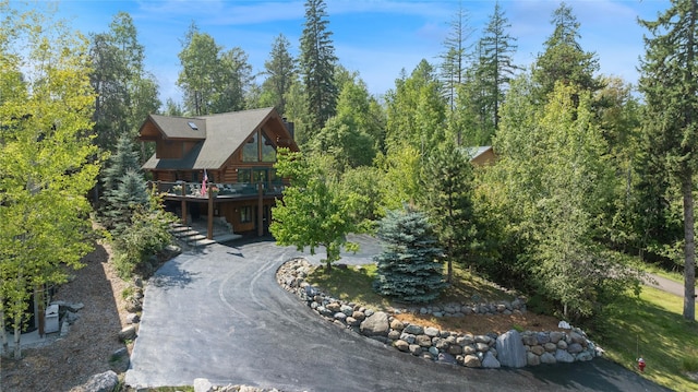 970 Colorado Ave, Whitefish, MT 59937 - view of front of house featuring a wooden deck