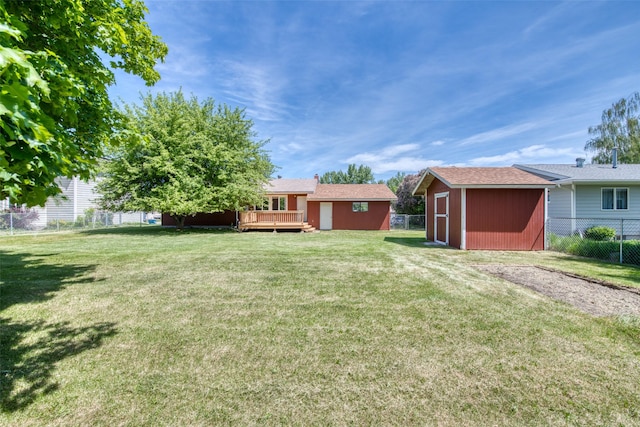 229 Glacier Dr, Lolo, MT 59847 - view of yard featuring a deck