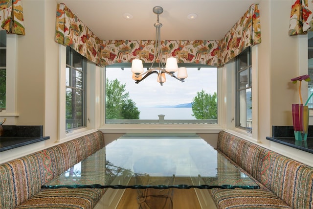 33702 N Finley Point Rd, Polson, MT 59860 - dining room with a chandelier