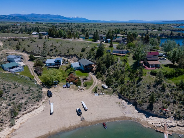 8434 Triple L Bay Rd, Helena, MT 59602 - bird's eye view of a water and mountain view