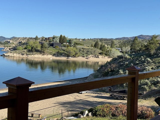 8434 Triple L Bay Rd, Helena, MT 59602 - water view featuring a mountain backdrop
