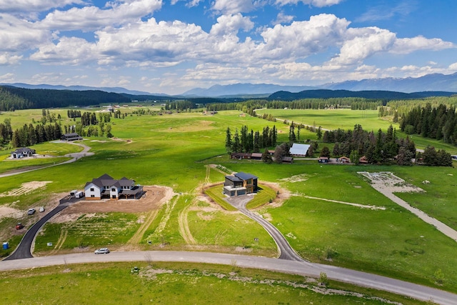 165 River Ranch Rd, Whitefish, MT 59937 - overview of rural landscape featuring a mountainous background