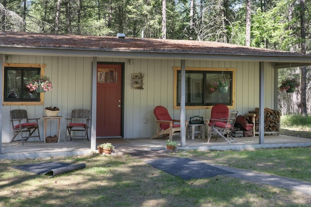 785 La Brant Rd, Bigfork, MT 59911 - entrance to property featuring a patio