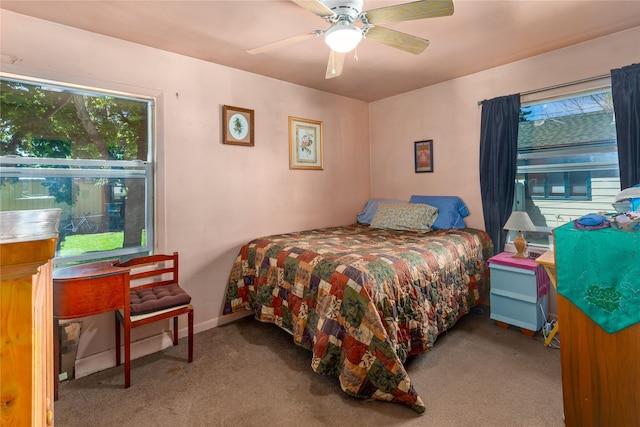 1319 3rd St, Whitefish, MT 59937 - carpeted bedroom featuring ceiling fan