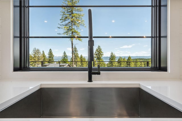 148 Blacktail Loop, Lakeside, MT 59922 - kitchen view of a sink and light countertops