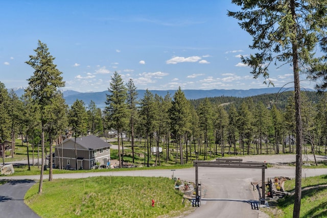 148 Blacktail Loop, Lakeside, MT 59922 - view of mountain background with a forest