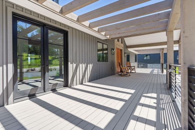 148 Blacktail Loop, Lakeside, MT 59922 - wooden deck featuring french doors