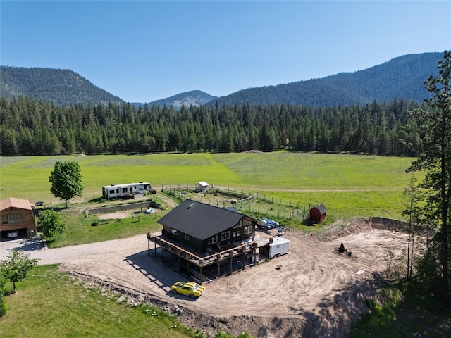 500, 504507 Sloway Frontage Rd W, Saint Regis, MT 59866 - view of rural area with a forest and a mountainous background