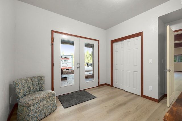 115 Wagon Wheel Rd, Whitefish, MT 59937 - foyer entrance featuring french doors and light wood-type flooring