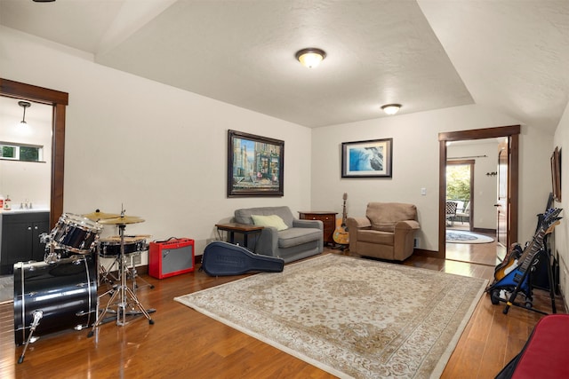 115 Wagon Wheel Rd, Whitefish, MT 59937 - living room featuring wood finished floors