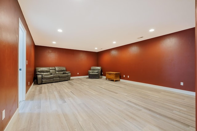 7567 Kingpost Loop, Helena, MT 59602 - unfurnished room featuring light wood finished floors, recessed lighting, and baseboards