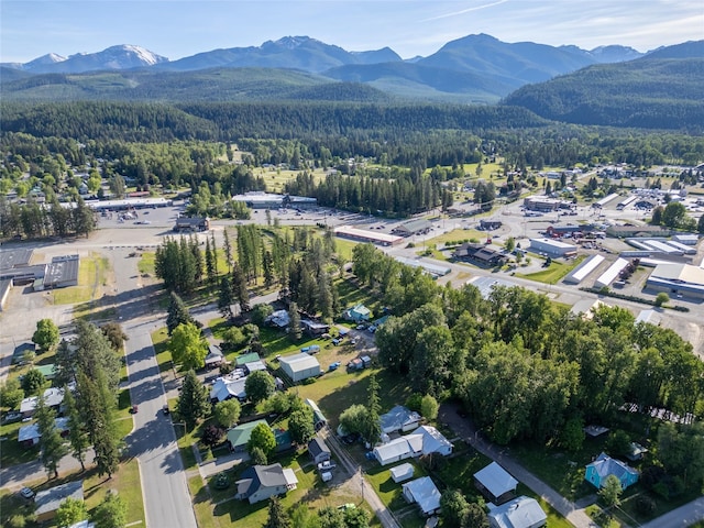 411 Colorado Ave, Libby, MT 59923 - aerial view of property's location featuring mountains