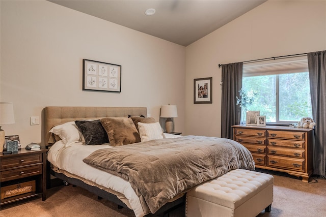 224 Forest Edge Trl, Kalispell, MT 59901 - bedroom featuring carpet flooring and lofted ceiling