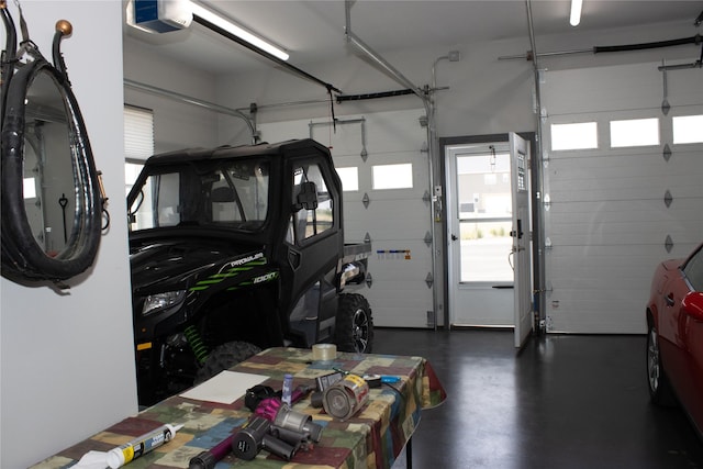 7220 2nd St NW, Havre, MT 59501 - garage with a garage door opener