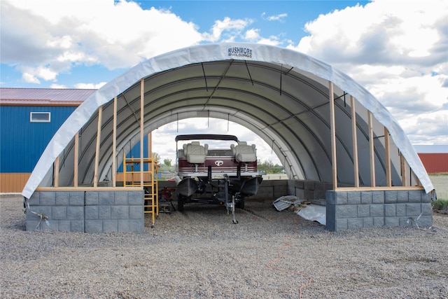 7220 2nd St NW, Havre, MT 59501 - view of parking featuring a detached carport